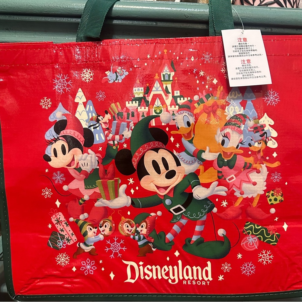 2024 DISNEYLAND CHRISTMAS REUSABLE BAG